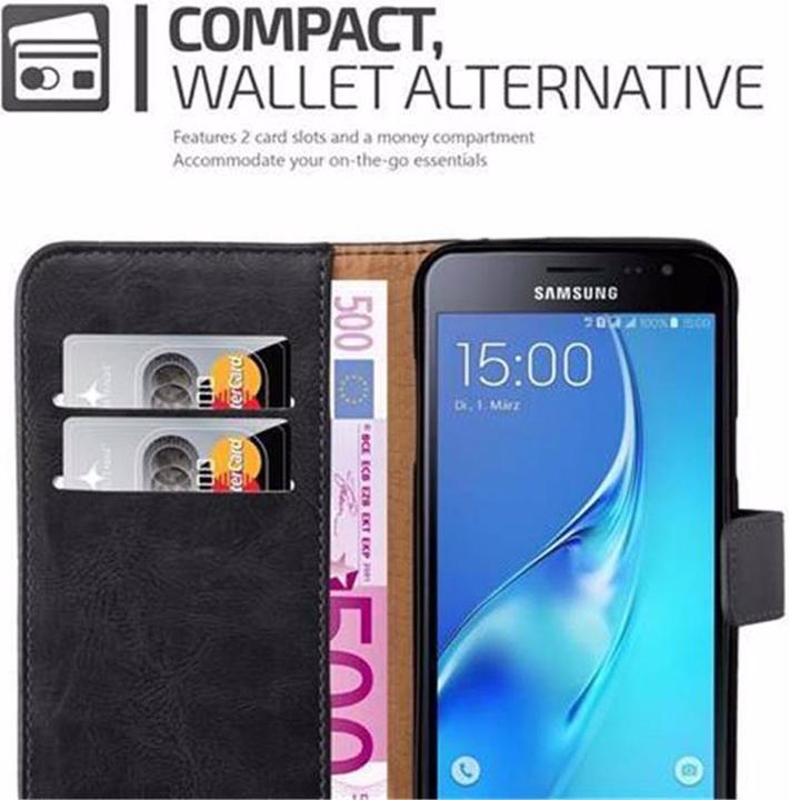 Actual product image Cadorabo Book Luxury Cover (Samsung Galaxy J3 (2016))