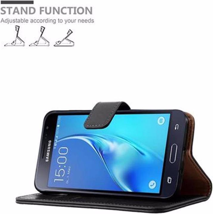 Actual product image Cadorabo Book Luxury Cover (Samsung Galaxy J3 (2016))