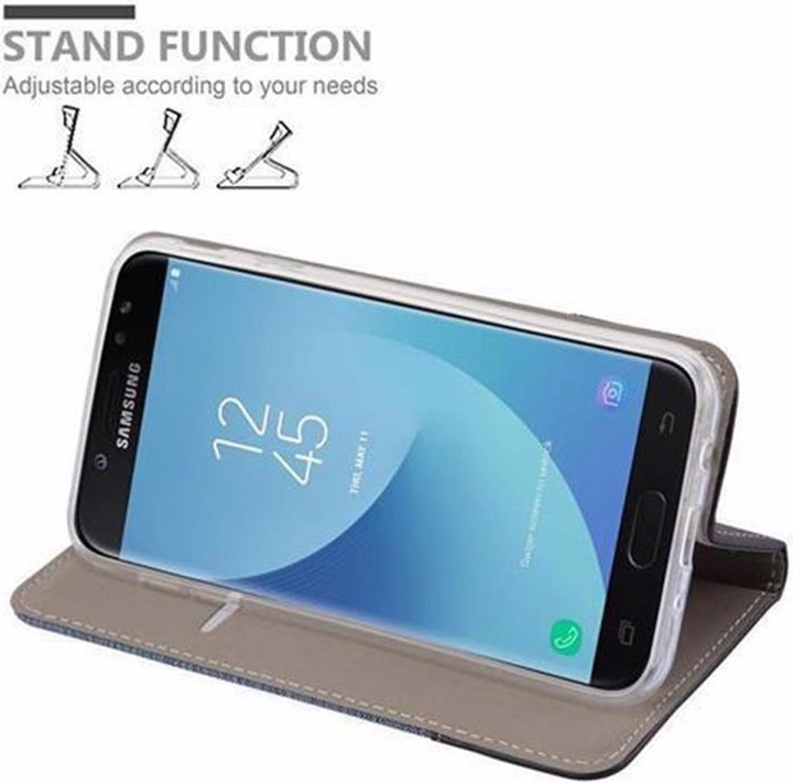 Produktbild Cadorabo Book Jeans Optik Cover (Samsung Galaxy J7 2017)