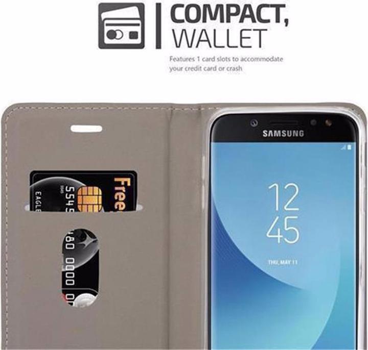 Produktbild Cadorabo Book Jeans Optik Cover (Samsung Galaxy J3 (2017))
