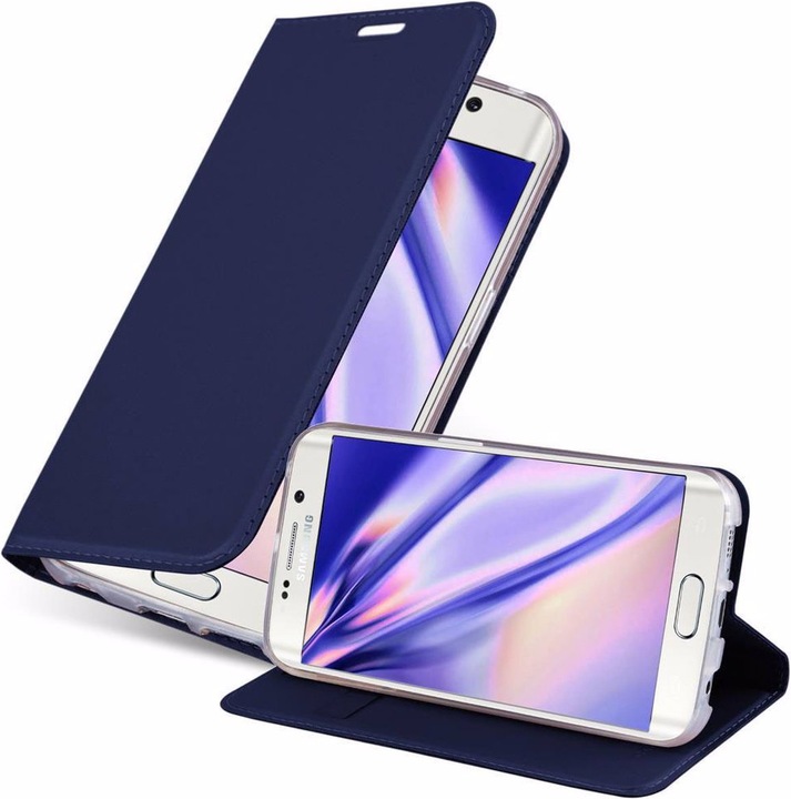 Actual product image Cadorabo Book Classy Style Cover (Samsung Galaxy S6 Edge)