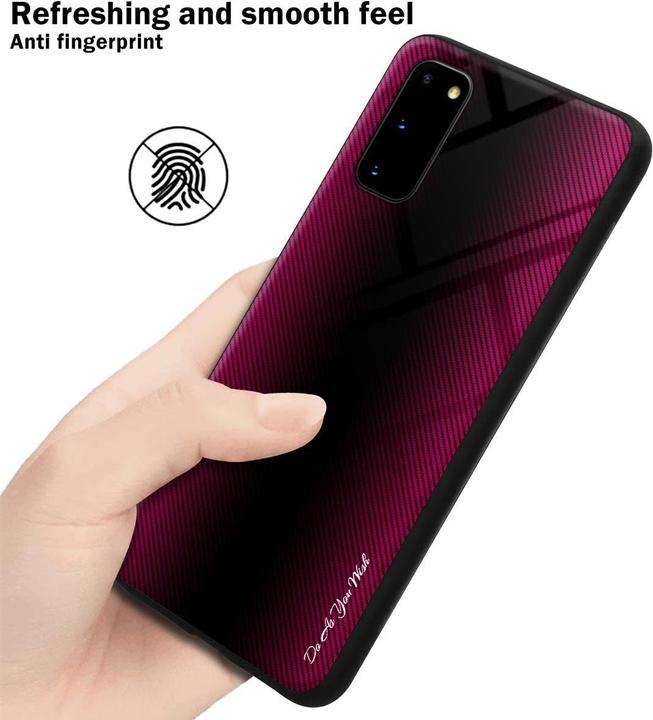 Immagine prodotto Cadorabo Copertura di vetro a strisce in TPU (Samsung Galaxy S20+)