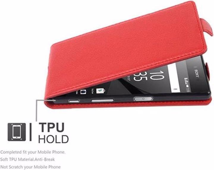 Actual product image Cadorabo Flip with structure cover (Sony Xperia Z5 Compact)