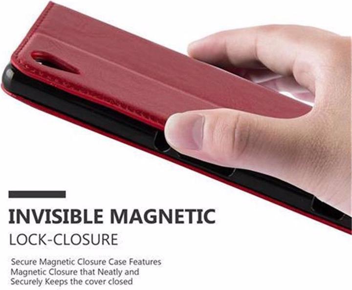 Actual product image Cadorabo Book Invisible Magnet Cover (Sony Xperia M4 Aqua)