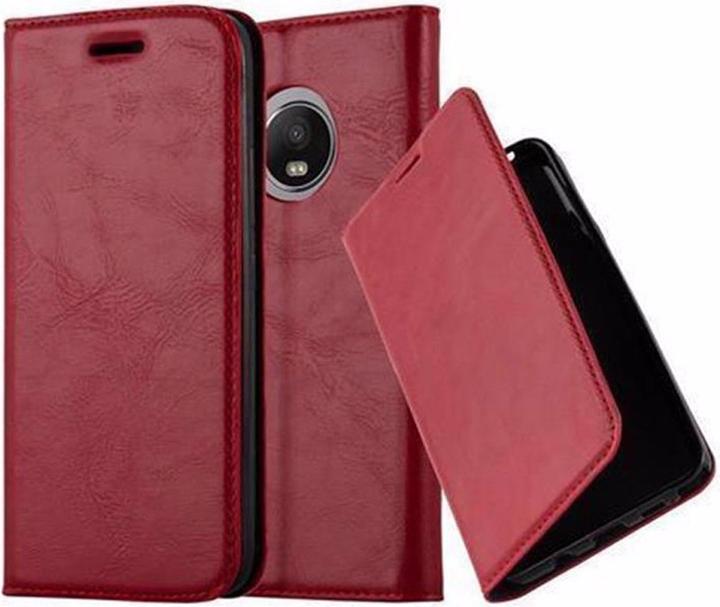 Actual product image Cadorabo Book Invisible Magnet Cover (Motorola Moto G5 Plus)