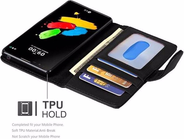 Actual product image Cadorabo Book with 3 card slots cover (LG K8)