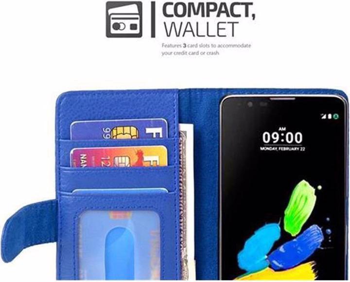 Actual product image Cadorabo Book with 3 card slots cover (LG K8)