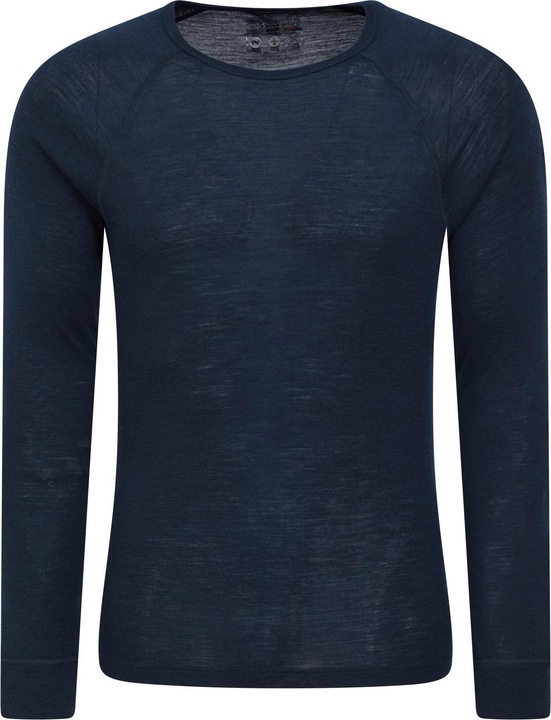 Actual product image Mountain Warehouse Mens Merino Wool Base Layer Top (Pack of 2) (XXL)