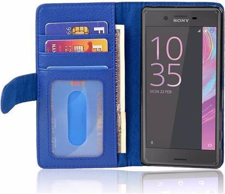 Actual product image Cadorabo Book with 3 card slots cover (Sony Xperia X)