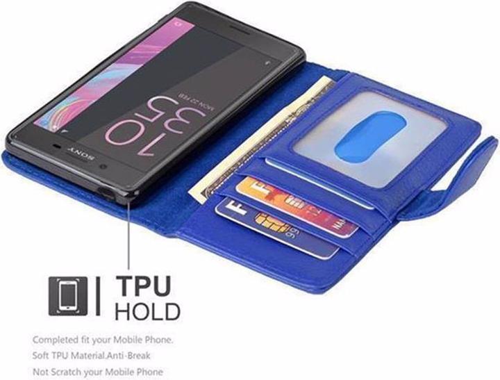 Actual product image Cadorabo Book with 3 card slots cover (Sony Xperia X)
