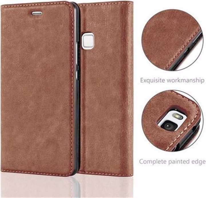 Actual product image Cadorabo Book Invisible Magnet Cover (Huawei P9 Lite)