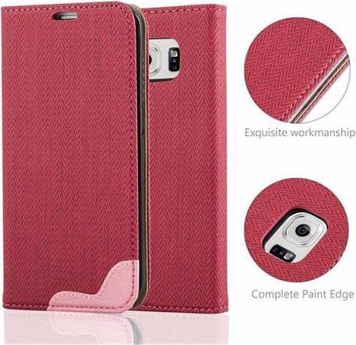 Actual product image Cadorabo Book Bast Optics Cover (Samsung Galaxy S6 Edge)