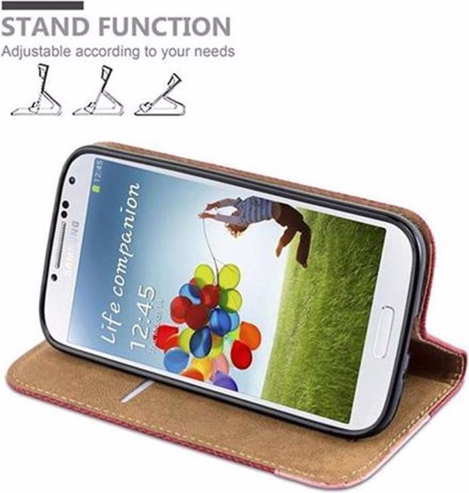 Produktbild Cadorabo Book Bast Optik Cover (Samsung Galaxy S4)