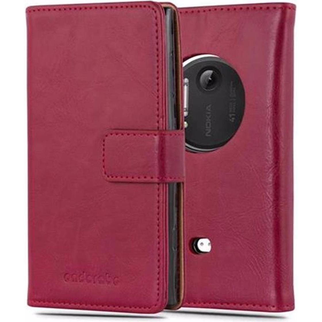 Thumbnail - Cadorabo Book Luxury Cover (Nokia Lumia 1020), Smartphone Hülle, Rot