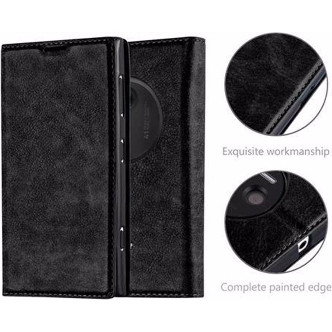 Thumbnail - Cadorabo Book Invisible Magnet Cover (Nokia Lumia 1020), Smartphone Hülle, Schwarz