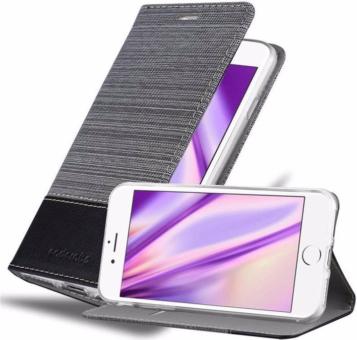 Produktbild Cadorabo Book Jeans Optik Cover (Apple iPhone 6 Plus, Apple iPhone 6s Plus)