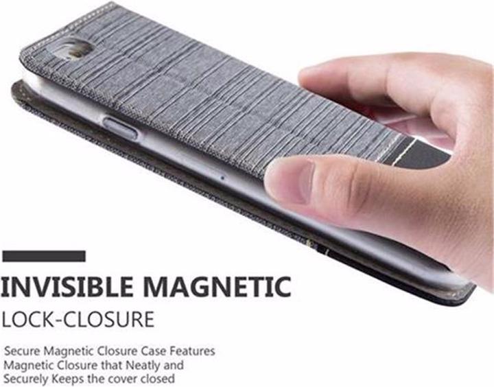Actual product image Cadorabo Book Jeans Optics Cover (Apple iPhone 6 Plus, Apple iPhone 6s Plus)