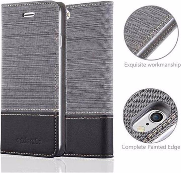 Actual product image Cadorabo Book Jeans Optics Cover (Apple iPhone 6 Plus, Apple iPhone 6s Plus)
