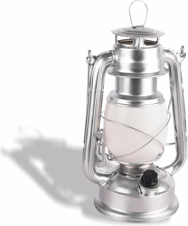 Produktbild Chilitec LED-Petroleum-Laterne “CT-CL Silver“, dimmbar, Batteriebetrieb, Silber