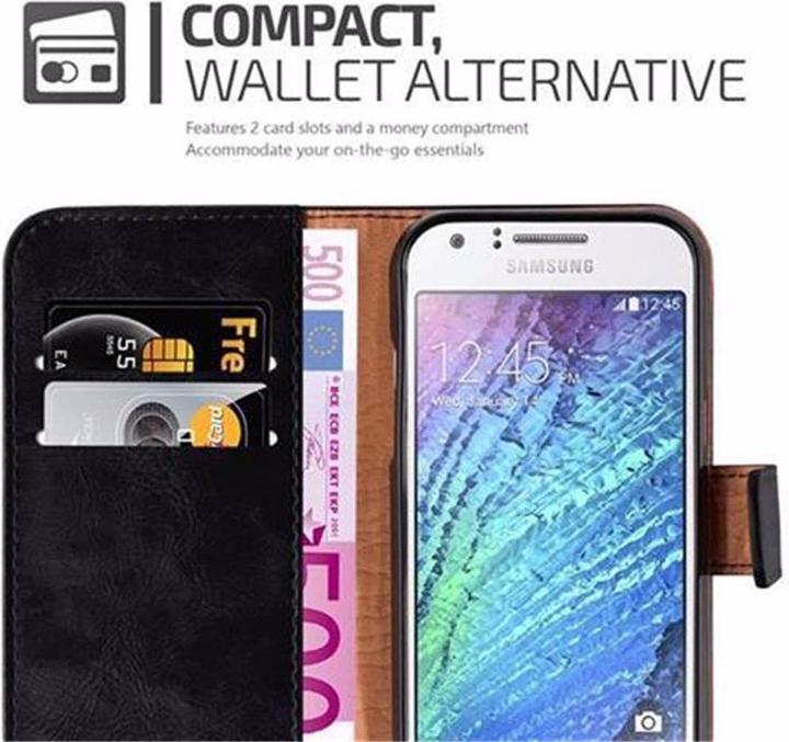 Actual product image Cadorabo Book Luxury Cover (Samsung Galaxy J1)