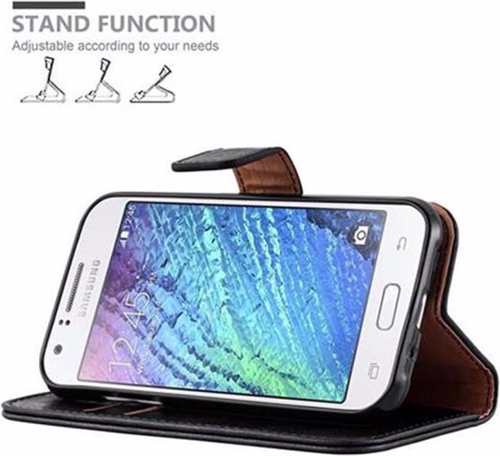 Actual product image Cadorabo Book Luxury Cover (Samsung Galaxy J1)