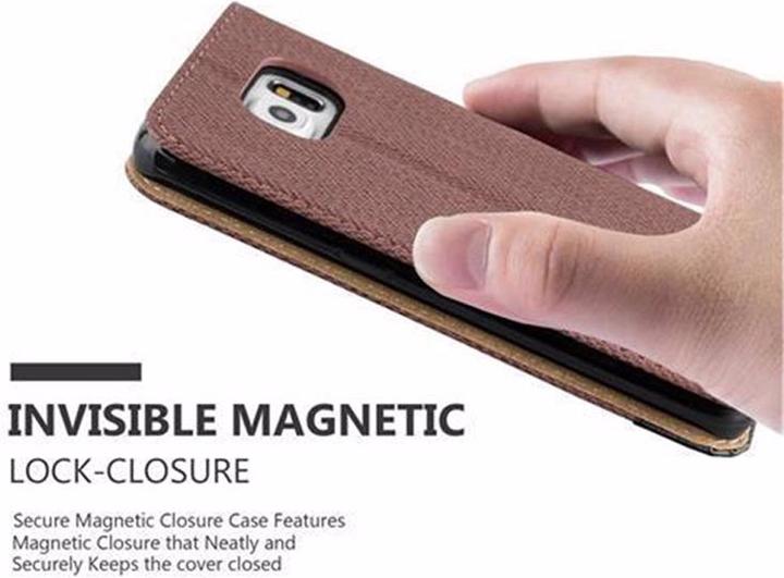 Actual product image Cadorabo Book Bast Optics Cover (Samsung Galaxy S6 Edge)