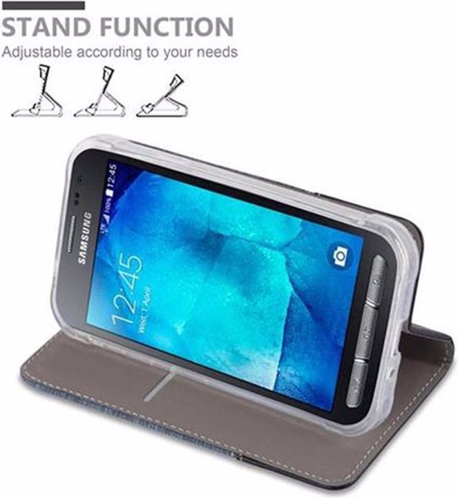 Actual product image Cadorabo Book Jeans Optics Cover (Samsung Galaxy Xcover 3)