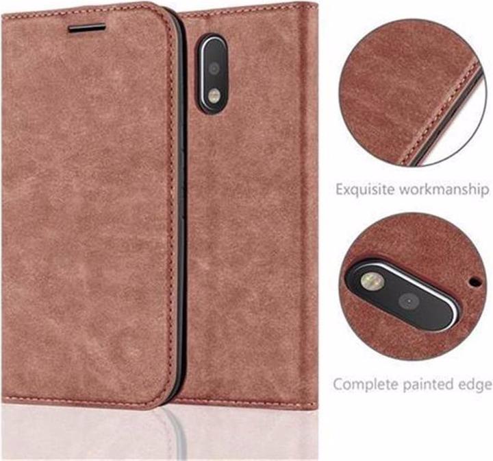 Produktbild Cadorabo Book Invisible Magnet Cover (Motorola Moto G4, Motorola Moto G4 Plus)