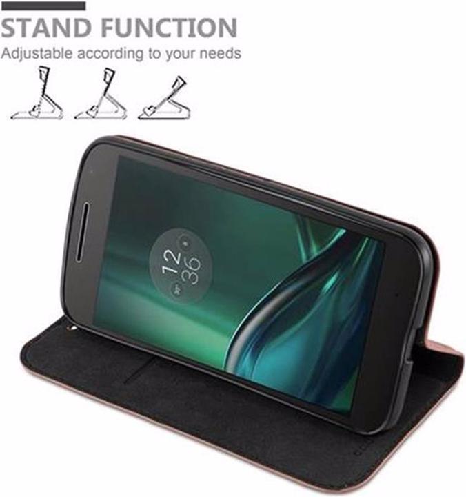 Produktbild Cadorabo Book Invisible Magnet Cover (Motorola Moto G4, Motorola Moto G4 Plus)