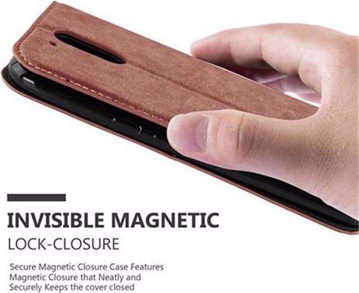 Produktbild Cadorabo Book Invisible Magnet Cover (Motorola Moto G4, Motorola Moto G4 Plus)