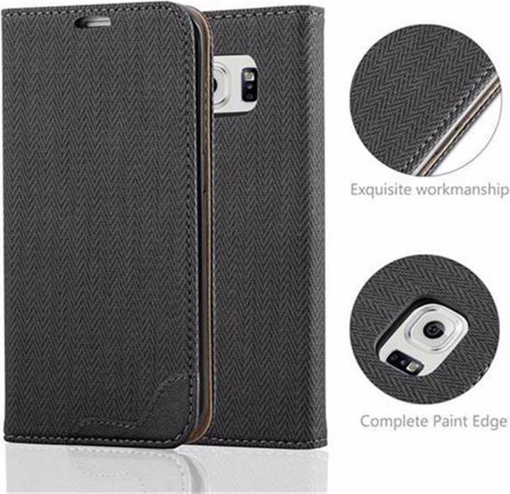 Actual product image Cadorabo Book Bast Optics Cover (Samsung Galaxy S6 Edge)