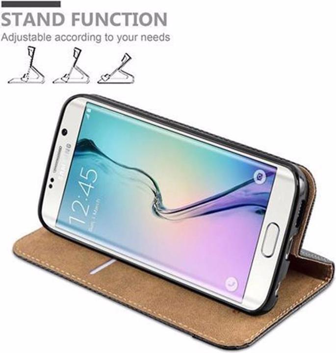 Actual product image Cadorabo Book Bast Optics Cover (Samsung Galaxy S6 Edge)