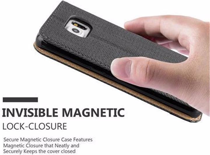 Actual product image Cadorabo Book Bast Optics Cover (Samsung Galaxy S6 Edge)