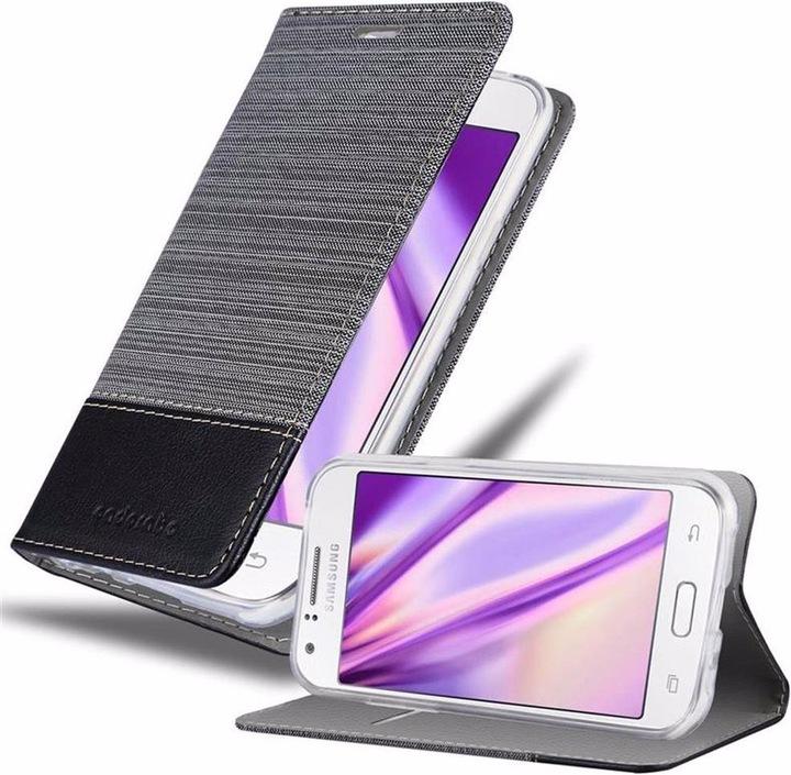 Image du produit Cadorabo Couverture look jeans Book (Samsung Galaxy J1)