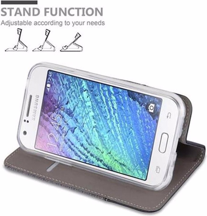 Image du produit Cadorabo Couverture look jeans Book (Samsung Galaxy J1)