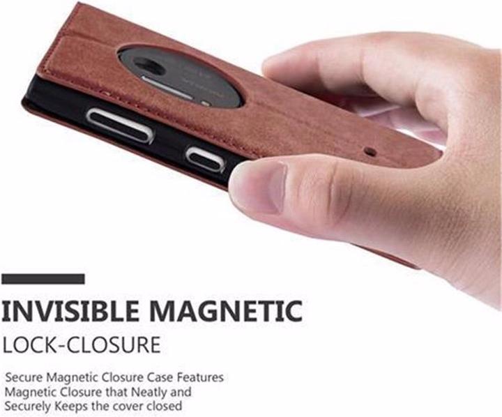 Actual product image Cadorabo Book Invisible Magnet Cover (Nokia Lumia 1020)