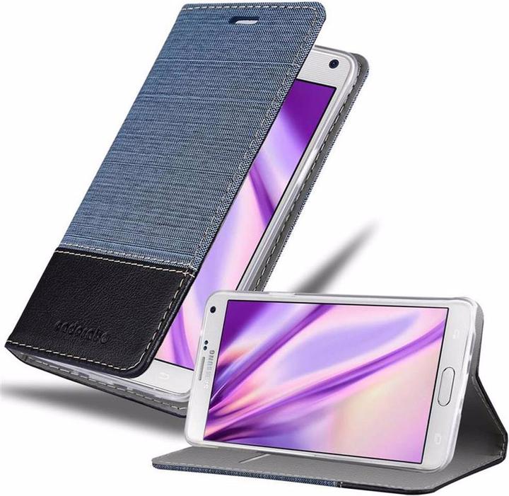 Actual product image Cadorabo Book Jeans Optics Cover (Samsung Galaxy Note 4)