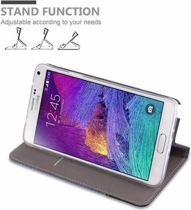 Actual product image Cadorabo Book Jeans Optics Cover (Samsung Galaxy Note 4)