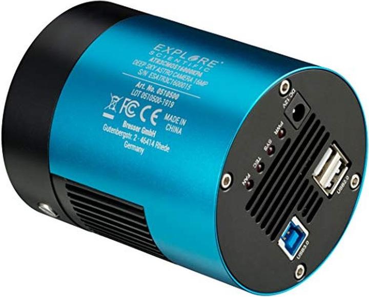 Actual product image Explore Scientific 0510500 Deep Sky Astro Kamera 16MP PC-oculair