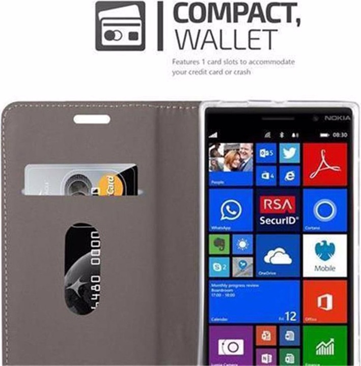 Actual product image Cadorabo Book Jeans Optics Cover (Nokia Lumia 830)
