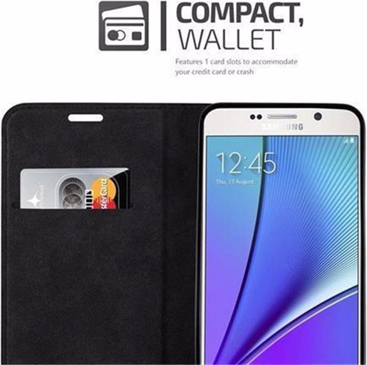 Actual product image Cadorabo Book Invisible Magnet Cover (Samsung Galaxy Note 5)