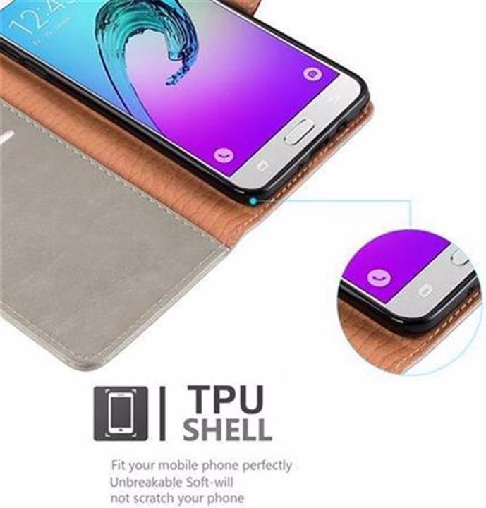 Actual product image Cadorabo Book Luxury Cover (Samsung Galaxy J7 2016)