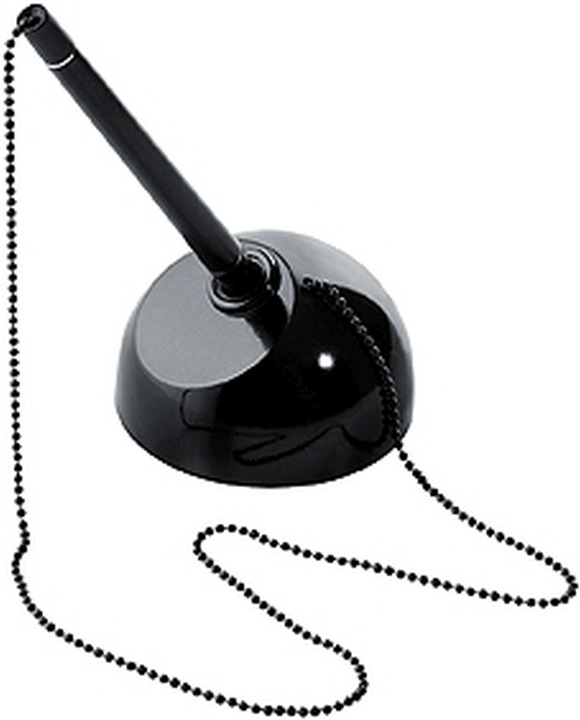 Helit Kugelsch.ständer mKette schwar (Schwarz, 1 x)