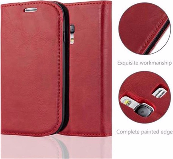 Actual product image Cadorabo Book Invisible Magnet Cover (Samsung Galaxy S3 Mini)