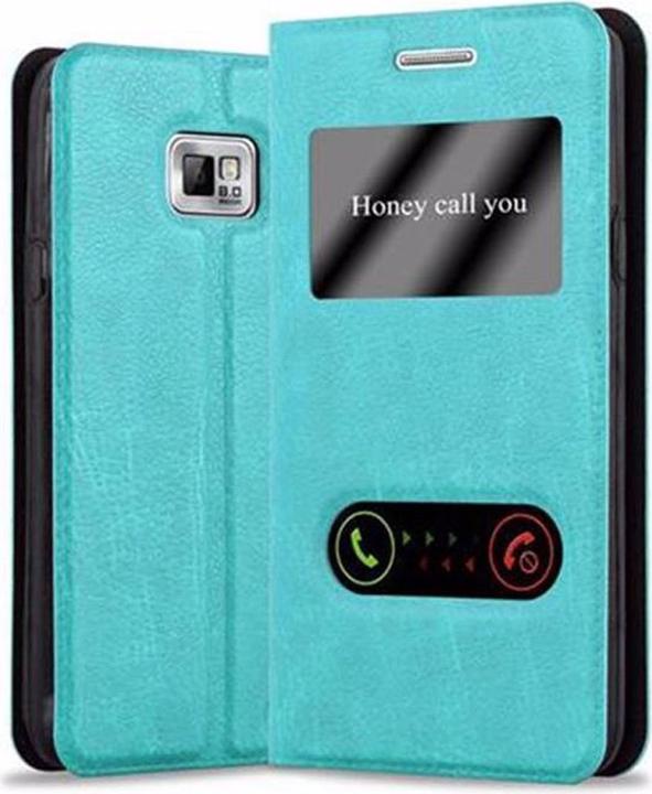 Produktbild Cadorabo Book mit View Doppelfenster Cover (Samsung Galaxy S2)
