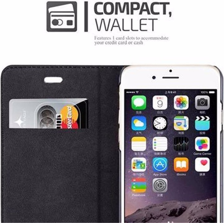 Actual product image Cadorabo Book Invisible Magnet Cover (Apple iPhone 6 Plus, Apple iPhone 6s Plus)