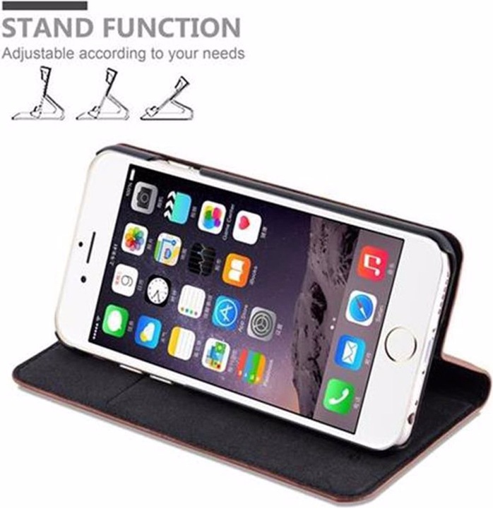 Actual product image Cadorabo Book Invisible Magnet Cover (Apple iPhone 6 Plus, Apple iPhone 6s Plus)