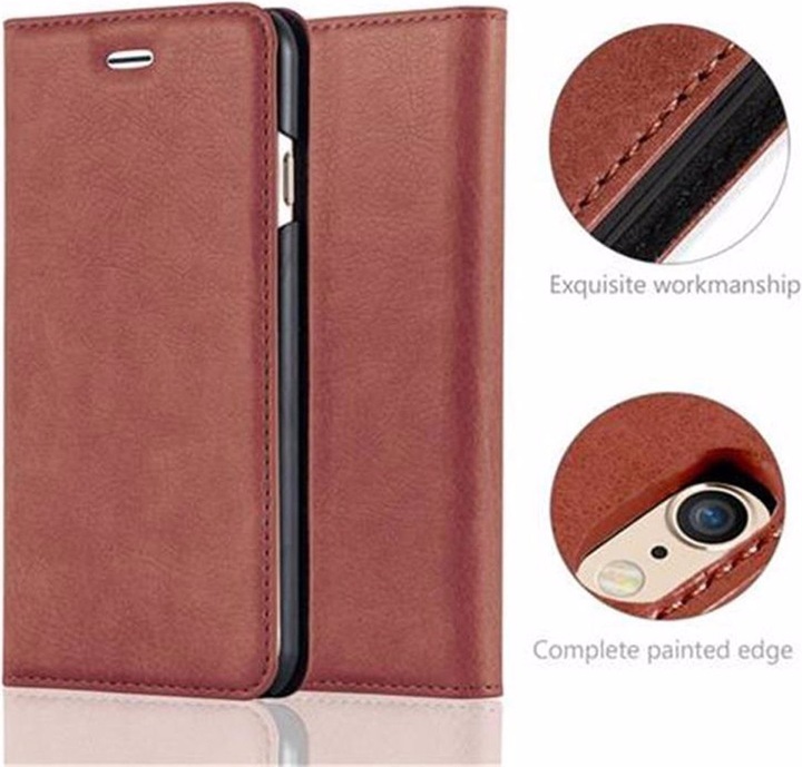 Actual product image Cadorabo Book Invisible Magnet Cover (Apple iPhone 6 Plus, Apple iPhone 6s Plus)