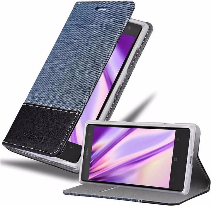 Actual product image Cadorabo Book Jeans Optics Cover (Nokia Lumia 1020)
