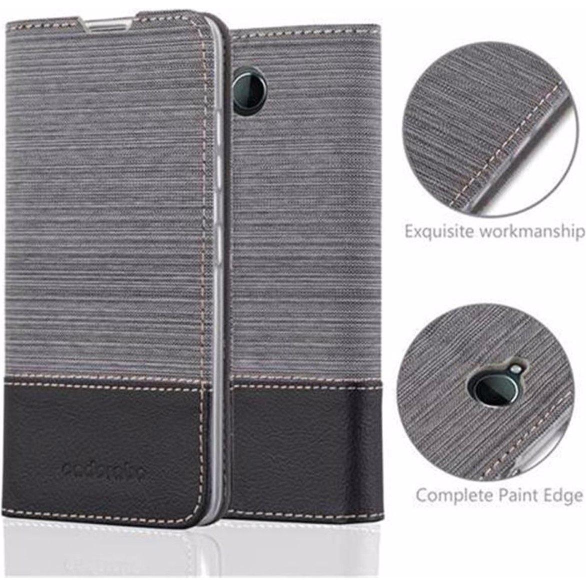 Thumbnail - Cadorabo Book Jeans Optik Cover (Microsoft Lumia 650), Smartphone Hülle, Grau